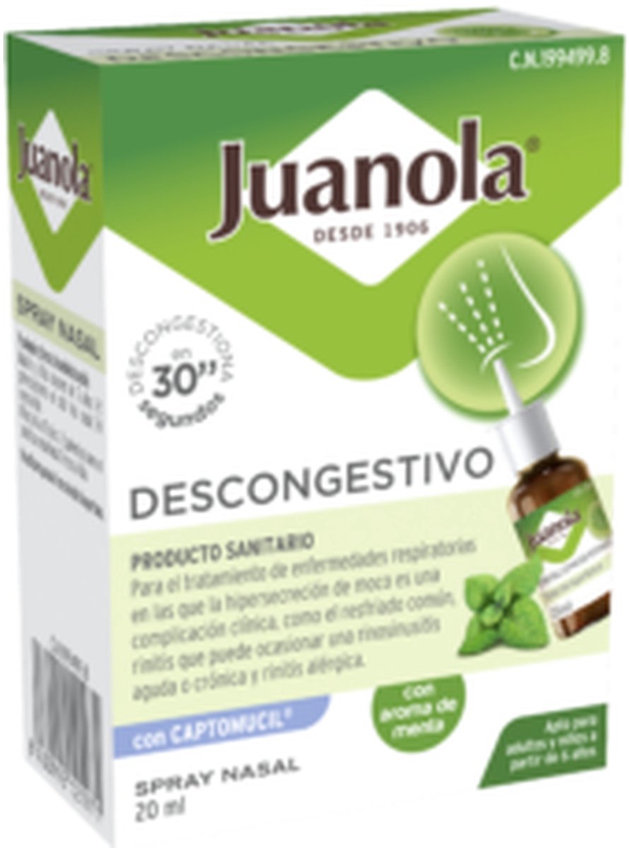 Juanola Decongestant Nasal Spray 20ml