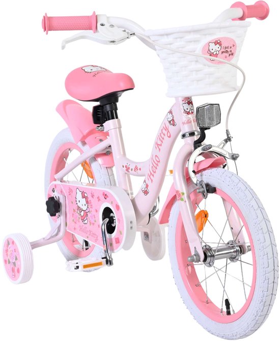 Hello Kitty Kinderfiets - Meisjes - 14 inch - Roze van Merkloos — afbeelding 4