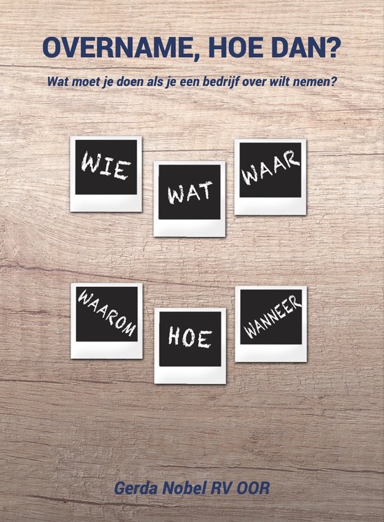 Overname, hoe dan? - cover
