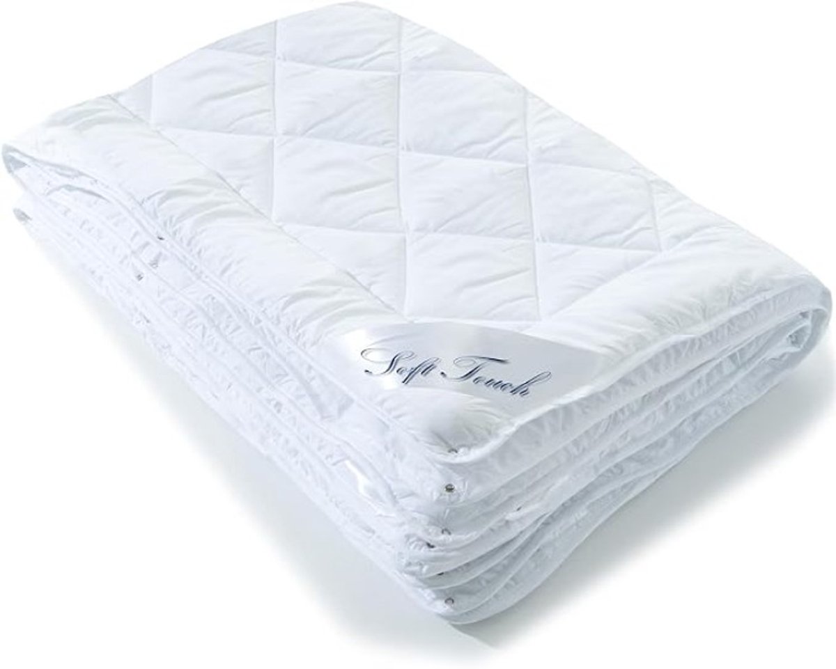 Soft Touch 4-seizoenen Dekbed 200x220 cm - Luxe microvezel hoes - Allergeenvrij