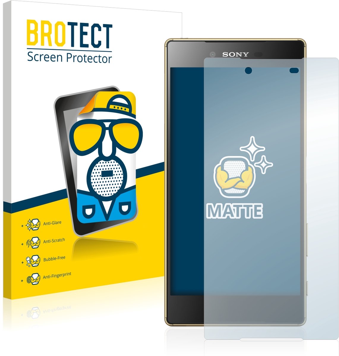 BROTECT - Screenprotector voor Sony Xperia Z5 Premium - Folie Beschermfolie matte 2 Stuks
