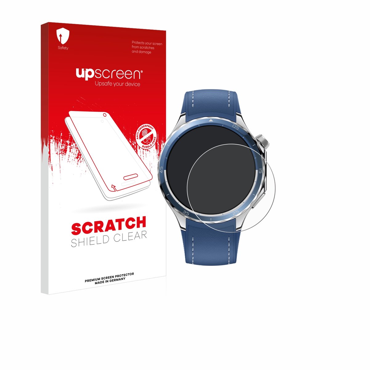 upscreen - Screenprotector voor Oppo Watch X2 - Folie Beschermfolie transparant