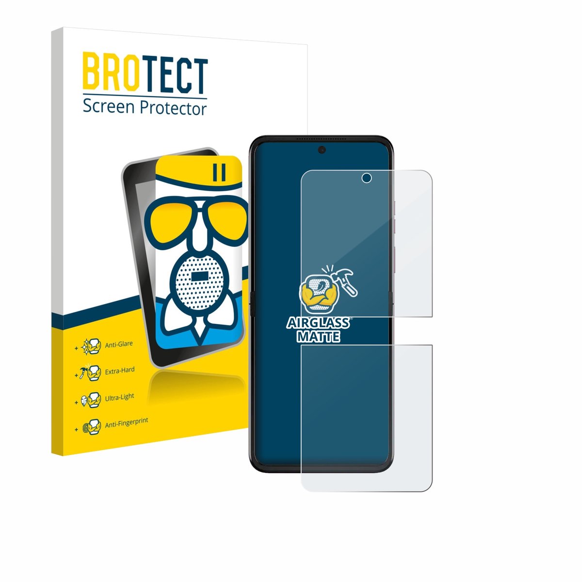 BROTECT - Screenprotector voor Motorola Razr 2025 - Folie Beschermfolie Beschermglas matte