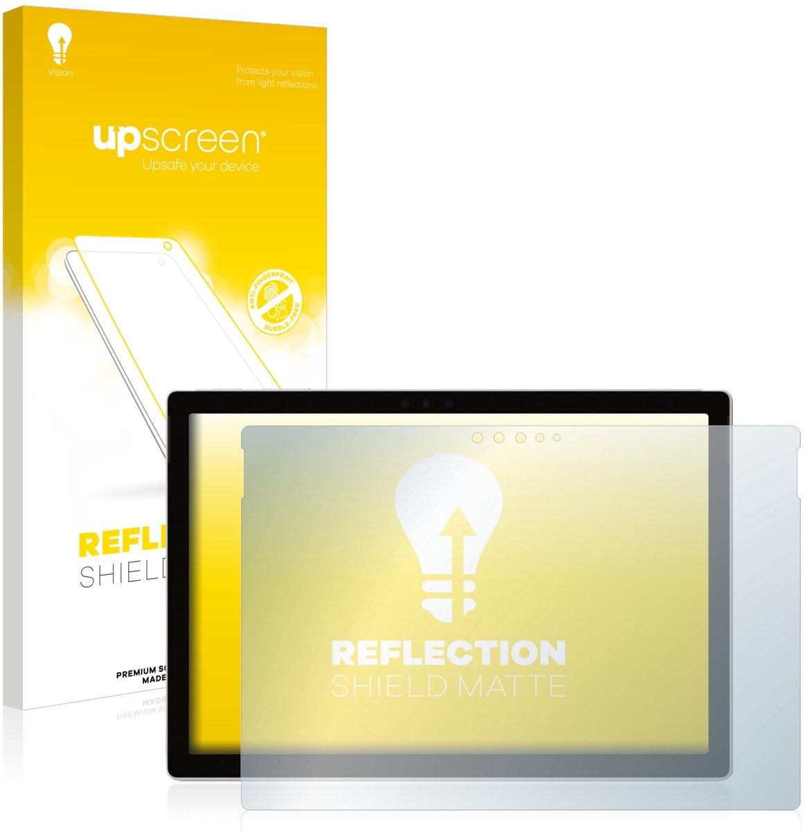 upscreen - Screenprotector voor Microsoft Surface Pro 6 - Folie Beschermfolie anti glare matte