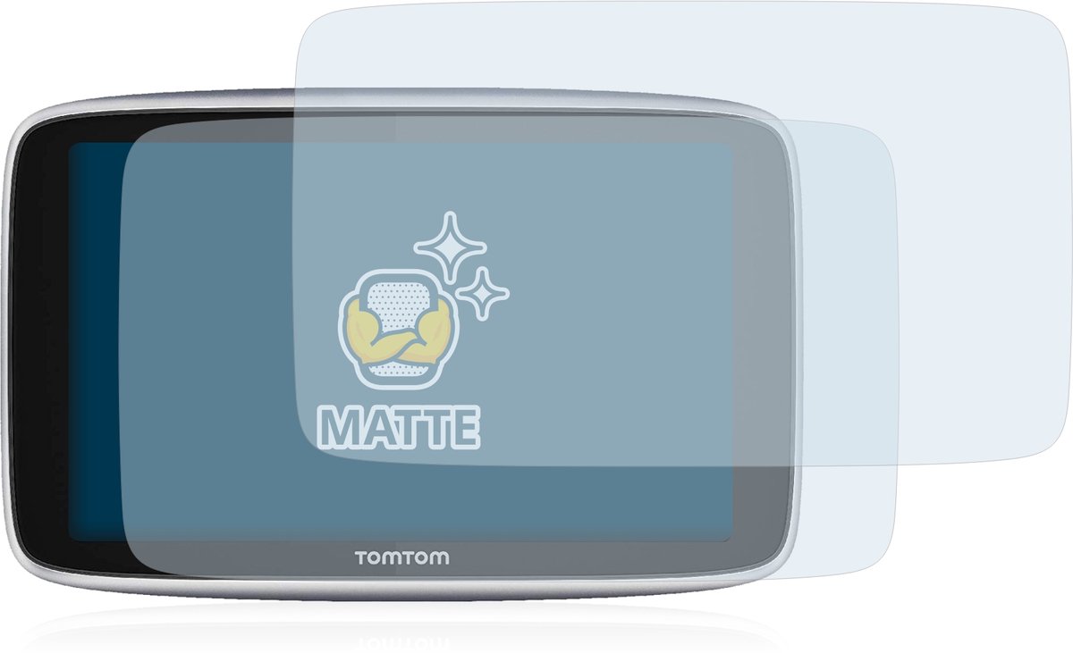 BROTECT - Screenprotector voor TomTom GO Premium X / TomTom GO Premium (6") - Folie Beschermfolie matte 2 Stuks – foto 5