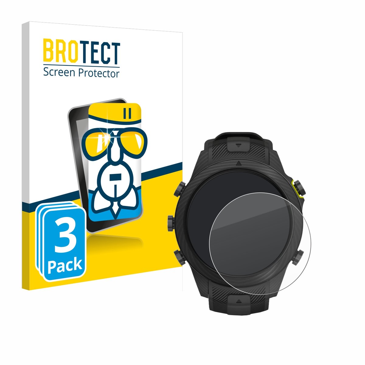 Screenprotector 3 Stuks voor Garmin Marq Athlete Gen 2 Beschermglas transparant