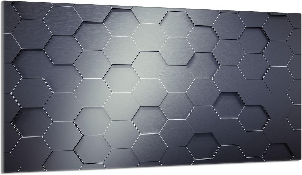 Glazen Afdekplaat Kookplaat Keramisch Inductie 90x52 cm Spatbescherming & Decoratieve Snijplank