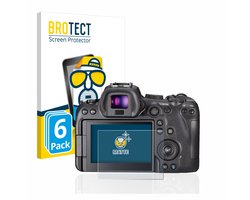 BROTECT - Screenprotector voor Canon EOS R6 - Folie Beschermfolie matte 6 Stuks