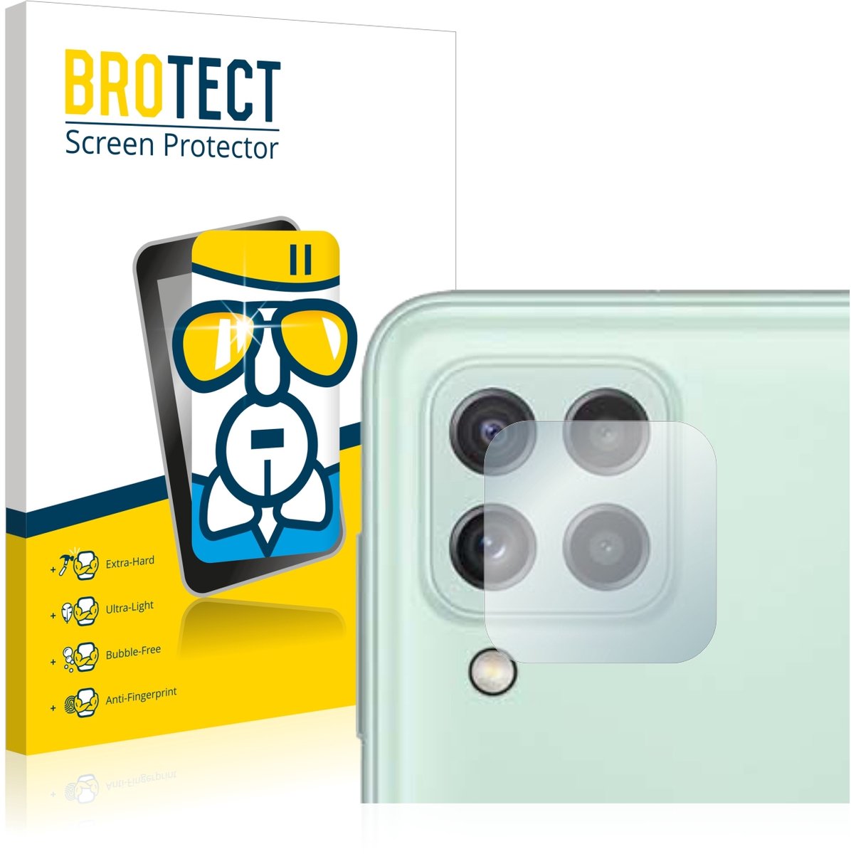 Screenprotector voor Samsung Galaxy A22 4G (ALLEEN Camera Lens) Beschermglas transparant