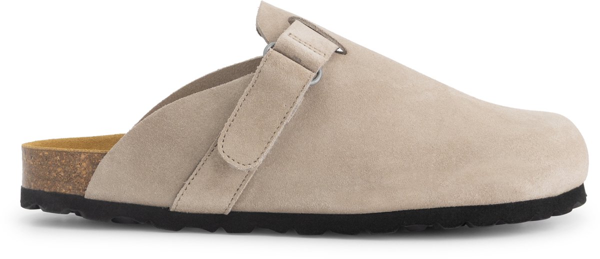 Travelin' Tannas Dames - Clogs - Suede - Grijs