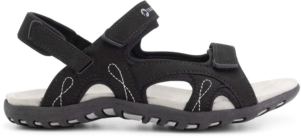 Travelin’ Strijn Dames Wandelsandalen Zwart