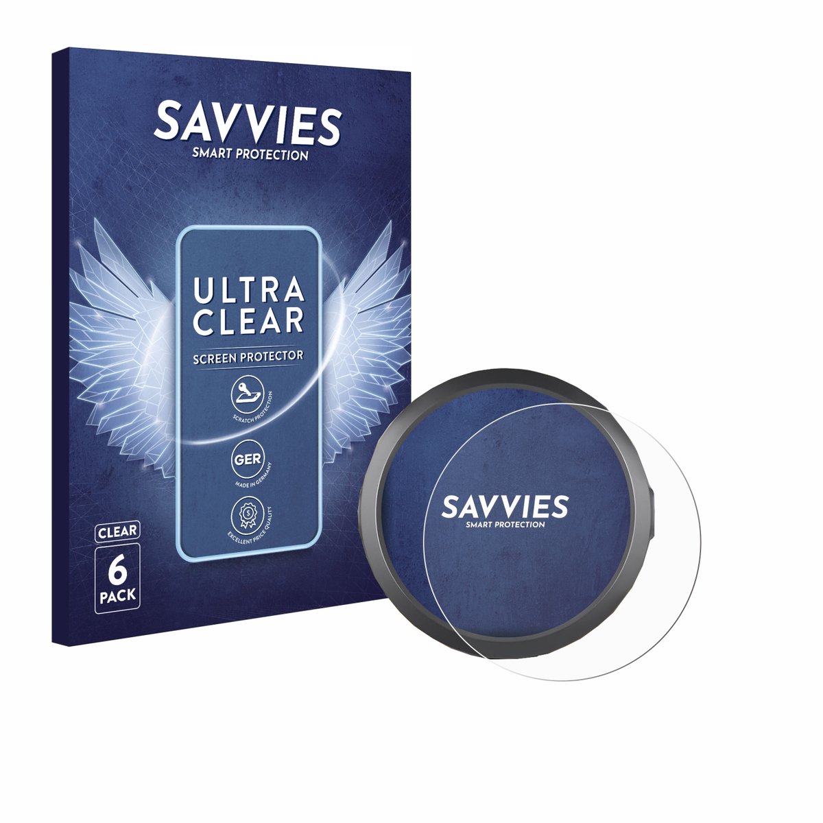 Savvies - Screenprotector voor AMFUN L3EU 2.2" - Folie Beschermfolie transparant 6 Stuks