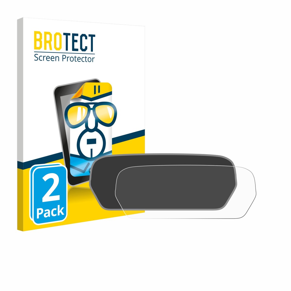 BROTECT - Screenprotector voor Audi S3 8Y (2024) - Folie Beschermfolie transparant 2 Stuks