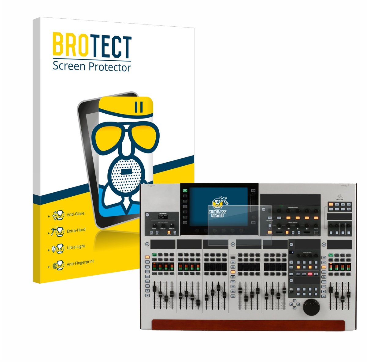 BROTECT - Screenprotector voor Behringer Wing - Folie Beschermfolie Beschermglas matte