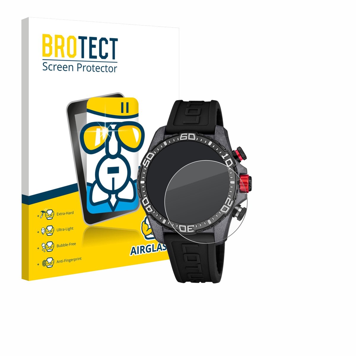 Screenprotector voor Lotus Connected 20000/4 (45 mm) Beschermglas transparant