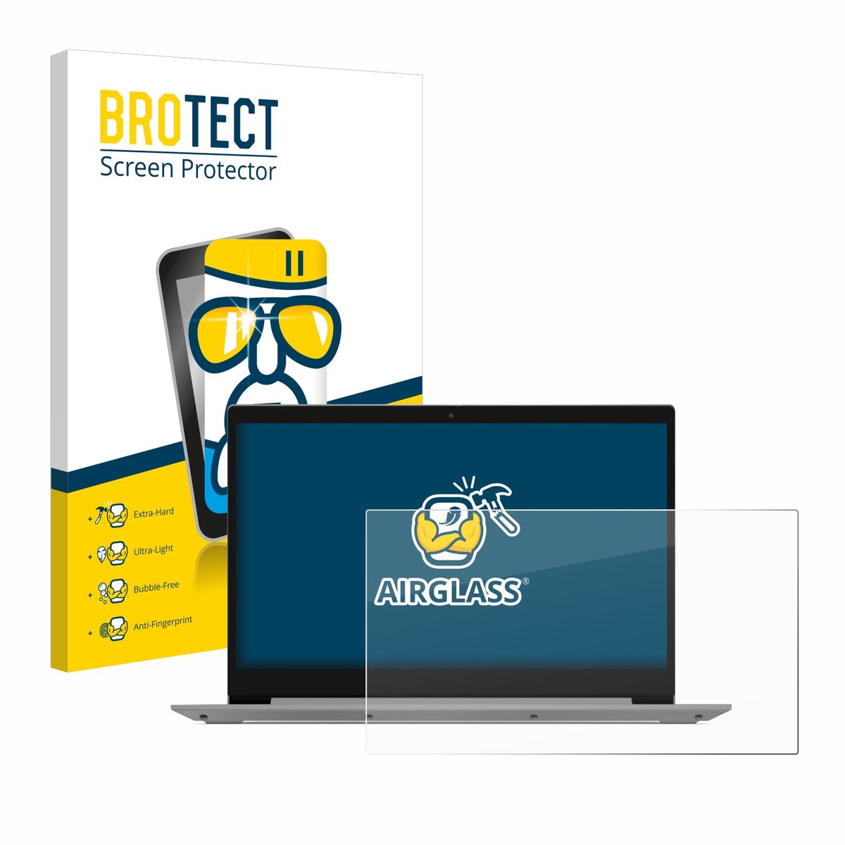 Screenprotector voor Lenovo IdeaPad 3 15.6" Beschermglas transparant