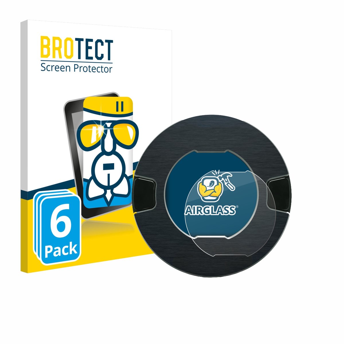 Screenprotector 6 Stuks voor OOONO P-DISC NO1 Beschermglas transparant