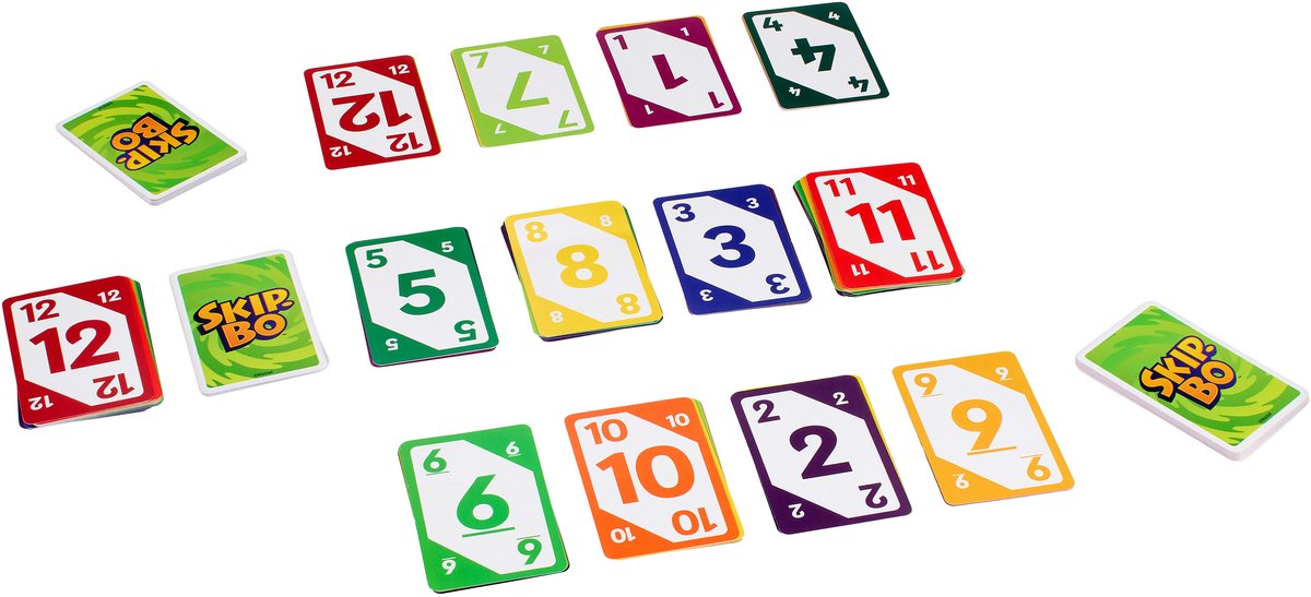 Skip-Bo - Kaartspel - Voor 2-6 Spelers - Verkenning van Strategie — afbeelding 5