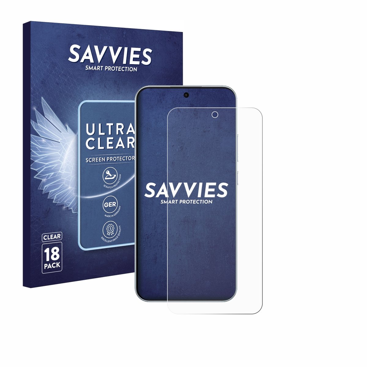 Savvies - Screenprotector voor Oppo F31 Pro - Folie Beschermfolie transparant 18 Stuks
