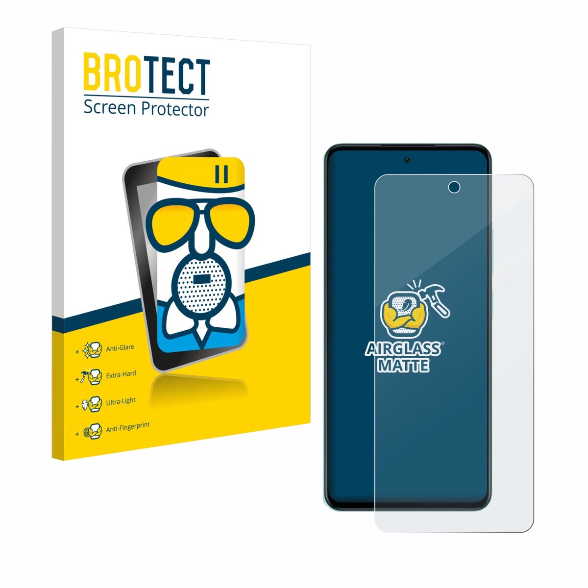 BROTECT - Screenprotector voor Oppo A5 - Folie Beschermfolie Beschermglas matte