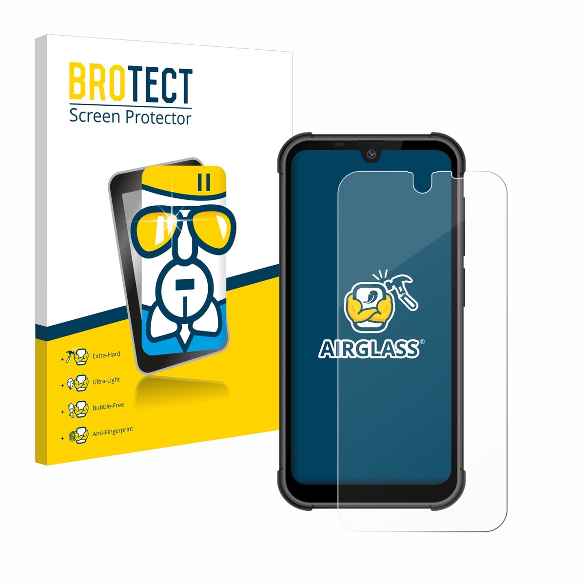 Screenprotector voor Beafon MX1 Beschermglas transparant