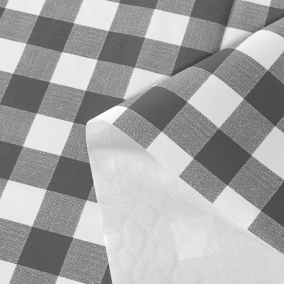Waterdicht Geruit Tafelkleed Rechthoekig PVC - Olie- en Vlekbestendig voor Binnen & Buiten