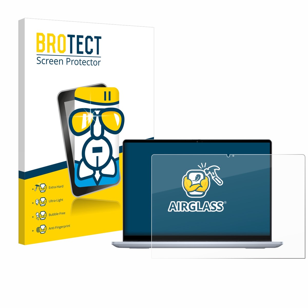 Screenprotector voor Dell Inspiron 14 7440 2-in-1 Beschermglas transparant