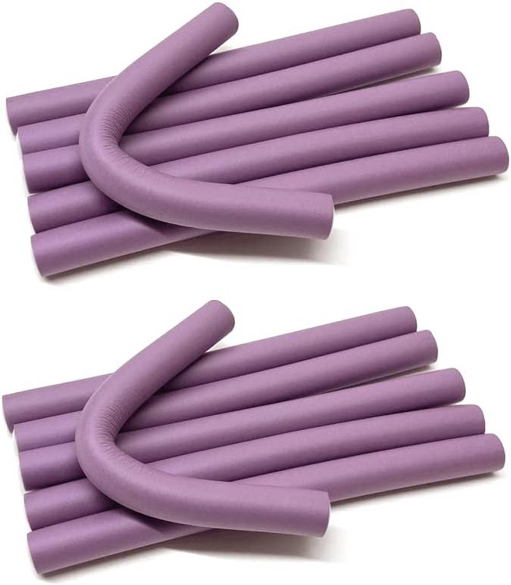 Soft Twist Flexibele Sponzen Haarrolletjes Large - 12 Stuks