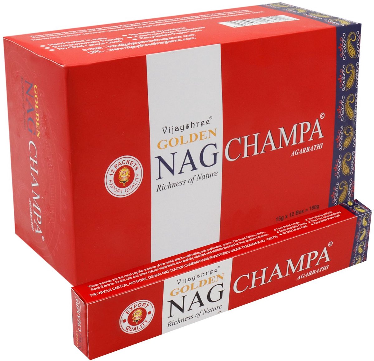 Ancient Wisdom 15g Golden Nag - Champa-wierook multicolor