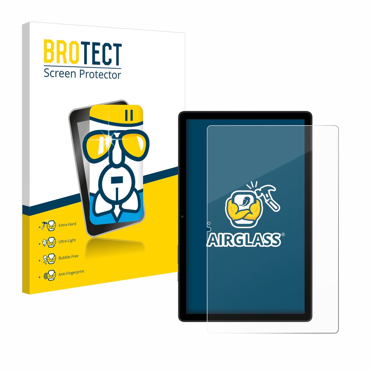 Screenprotector voor Samsung Galaxy Tab A7 10.4 LTE 2020 Beschermglas transparant