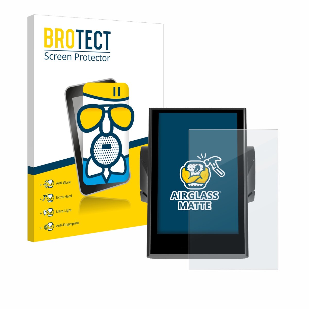 BROTECT - Screenprotector voor Bafang DP C18 - Folie Beschermfolie Beschermglas matte