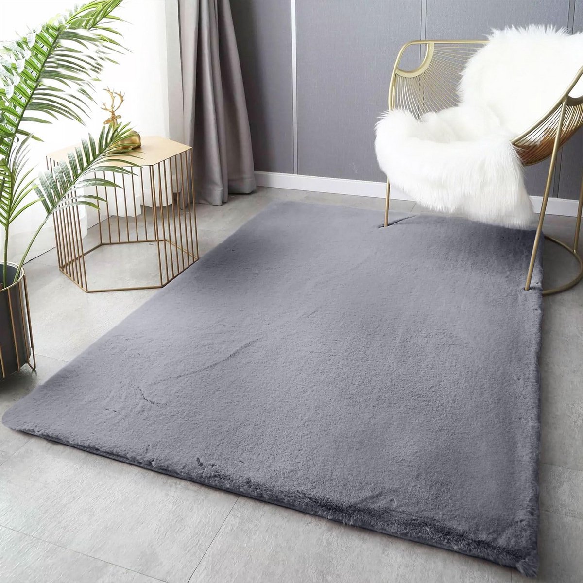 Vloerkleed - Tapijt vloerbedekking - Woonkamer verfraaien - Zacht materiaal - 80x150 cm -
