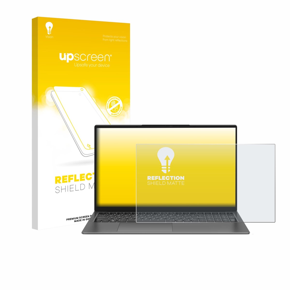 upscreen - Screenprotector voor Teclast F17 Plus - Folie Beschermfolie anti glare matte