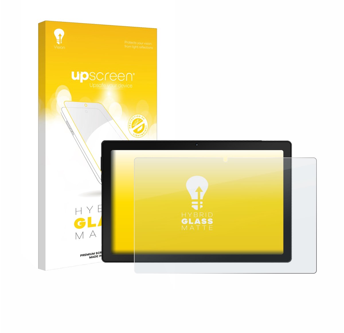 upscreen - Screenprotector voor MUISOO A10 10.1" - Folie Beschermfolie Beschermglas matte