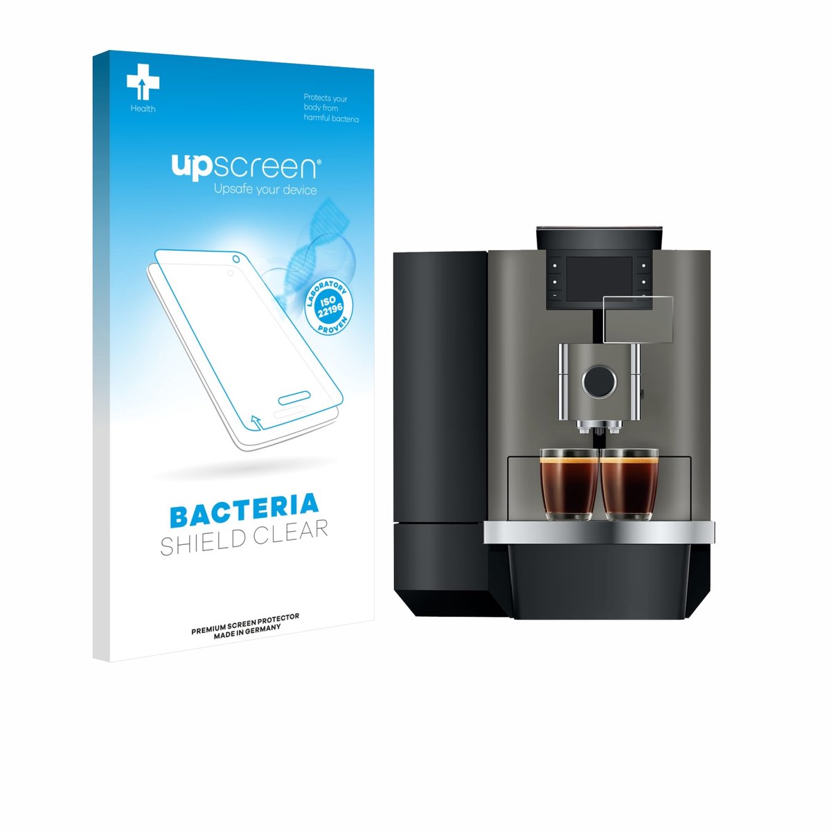 upscreen - Screenprotector voor Jura X10 - Folie Beschermfolie transparant antibacterieel