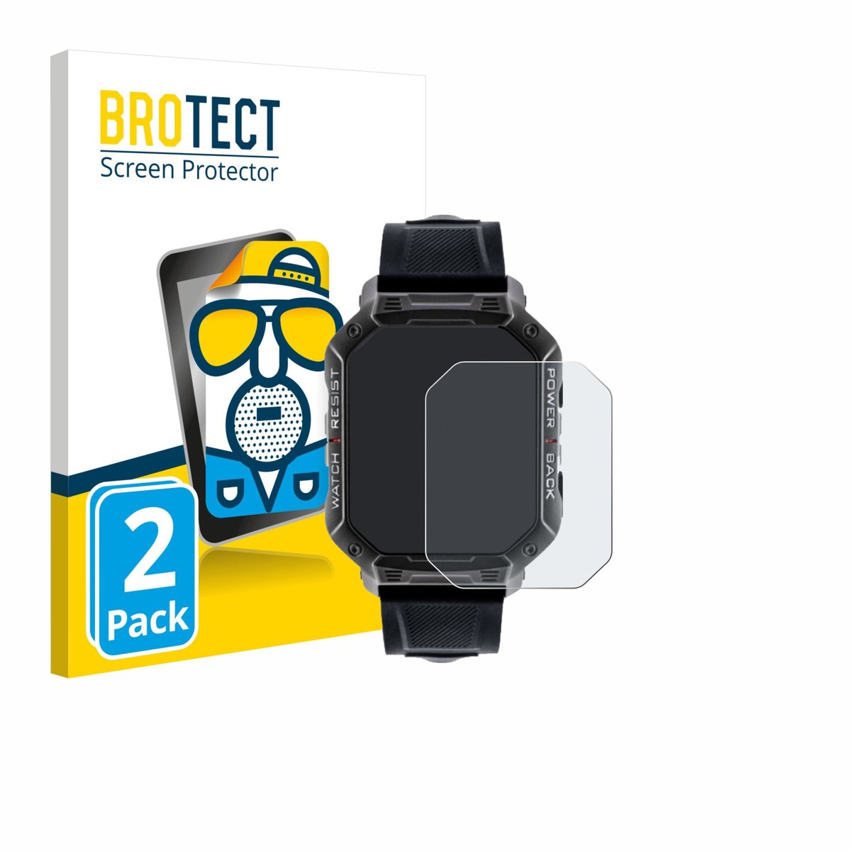 BROTECT - Screenprotector voor Watchmark Ultra - Folie Beschermfolie matte 2 Stuks
