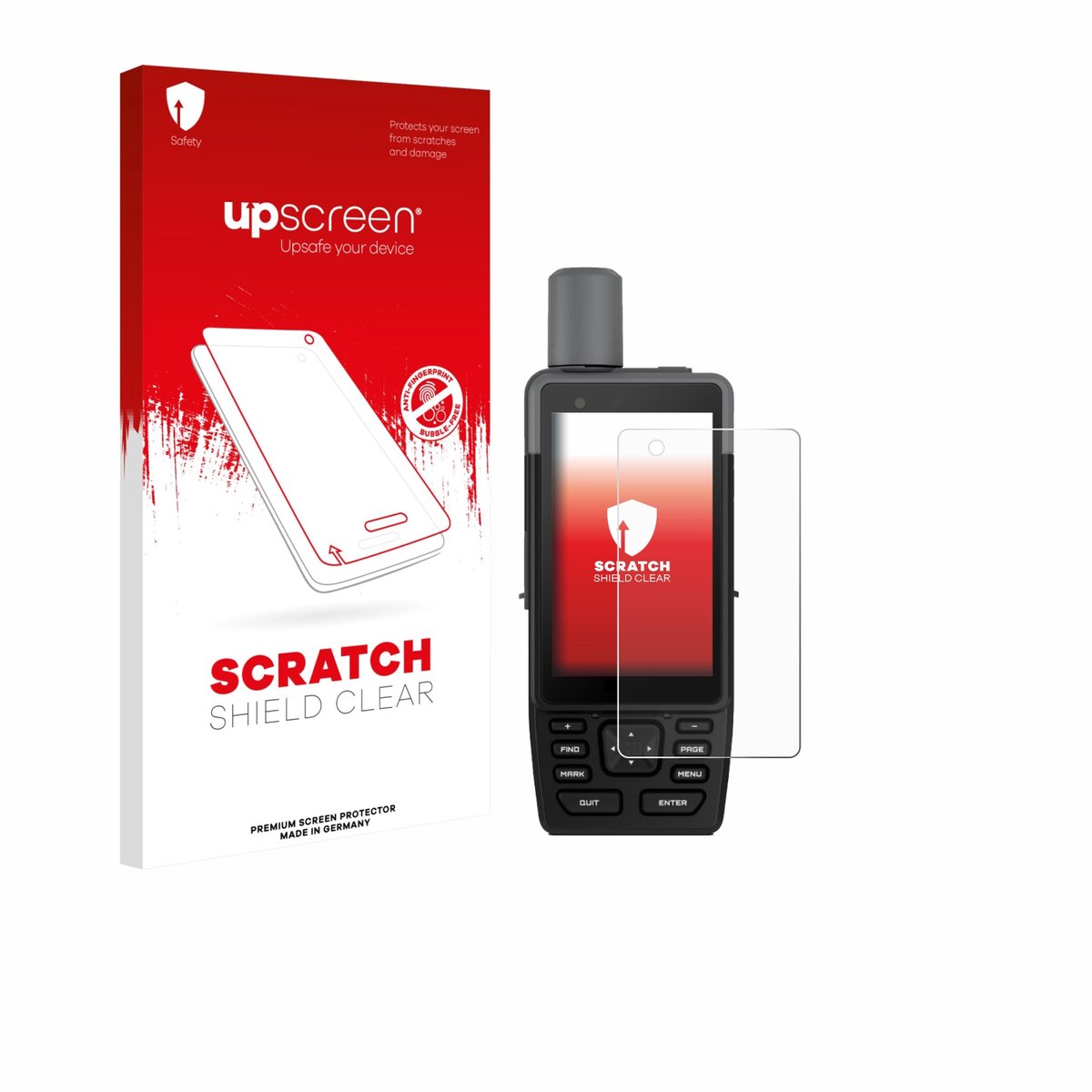 upscreen - Screenprotector voor Garmin GPSMAP H1 - Folie Beschermfolie transparant