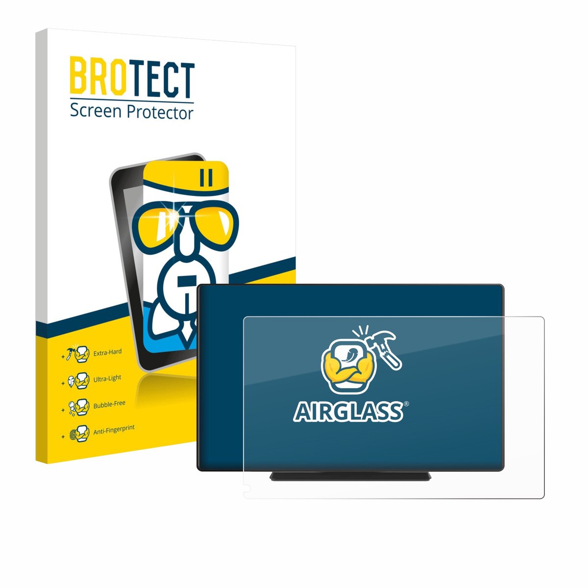 Screenprotector voor Carpuride C98 9" Beschermglas transparant
