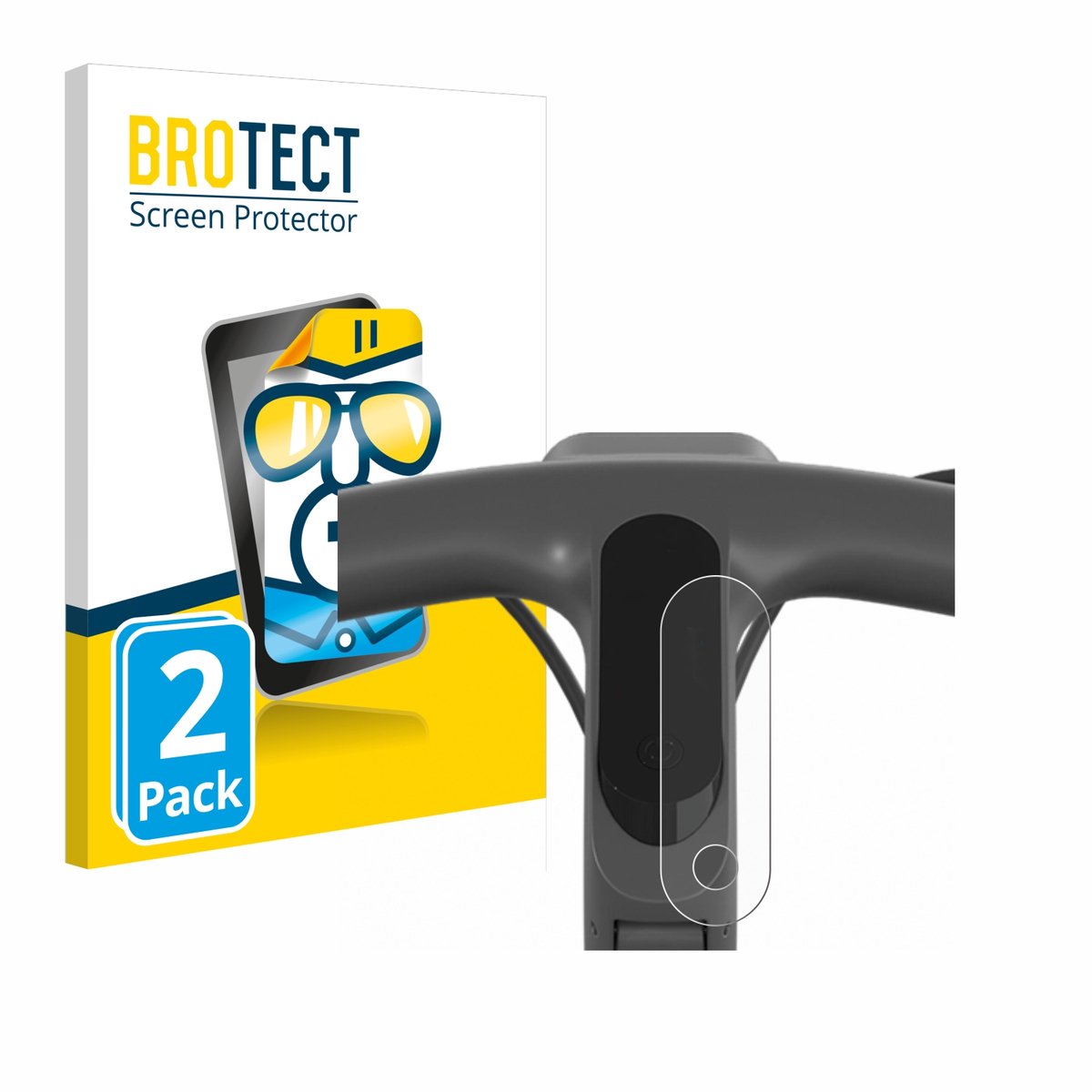 BROTECT - Screenprotector voor Egret Ey 1 - Folie Beschermfolie transparant 2 Stuks