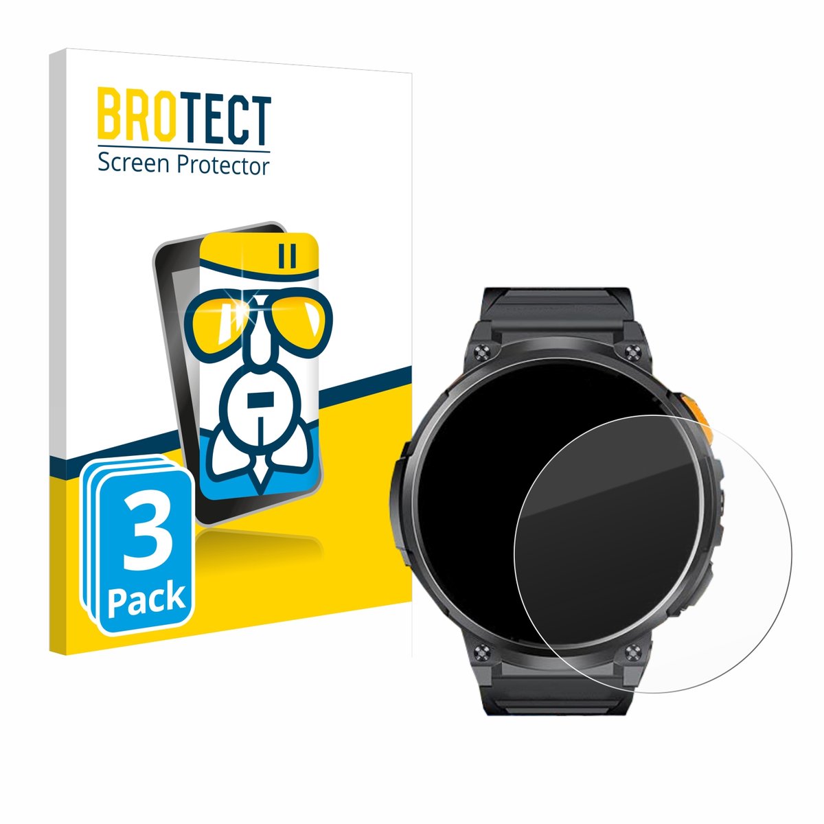 Screenprotector 3 Stuks voor Dremac FV6-A 1.85" Beschermglas transparant