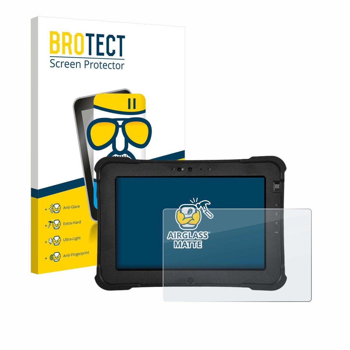 BROTECT - Screenprotector voor Zebra XSlate L10ax - Folie Beschermfolie Beschermglas matte