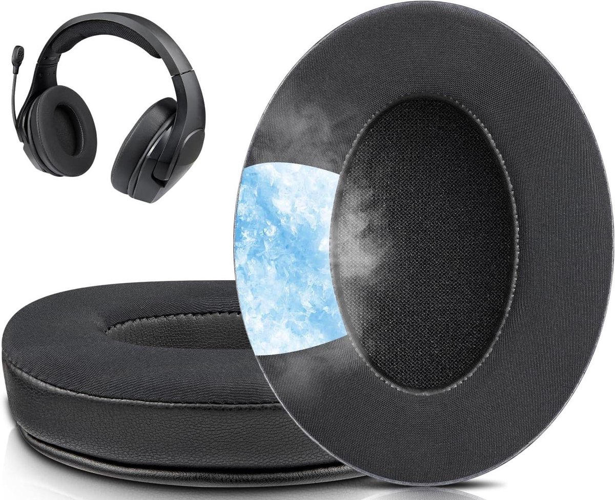 Oorkussens voor gamingheadsets, Vervangende Earpads met Traagschuim, Hoge Dichtheid