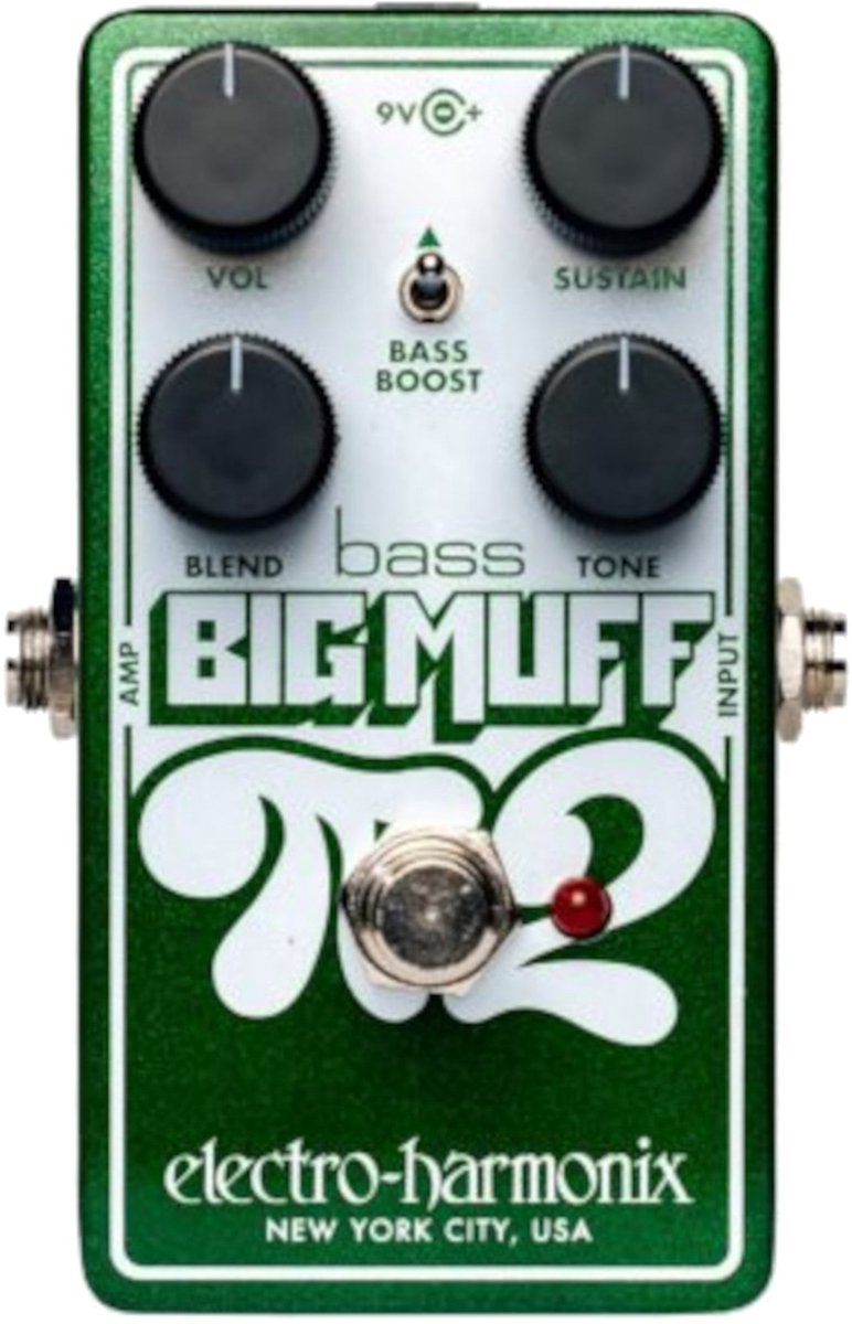 Electro Harmonix Nano Bass Big Muff Pi 2 Dual Op-Amp Bass Fuzz