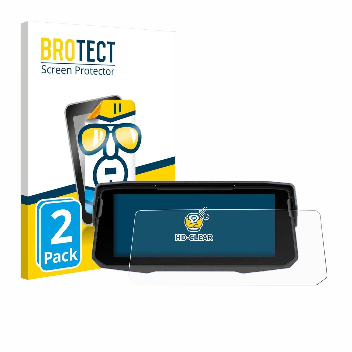 BROTECT - Screenprotector voor Sixwin P4 6.86" - Folie Beschermfolie transparant 2 Stuks