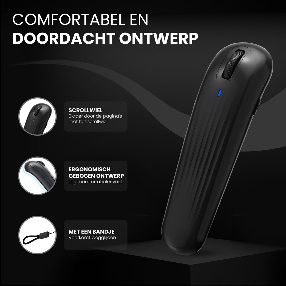 Veloura - E-Reader draadloze Paginadraaier - e reader - stille bediening - Accessoires - Geschikt voor Kobo Kindle Boox Ereader - Page Turner – foto 2