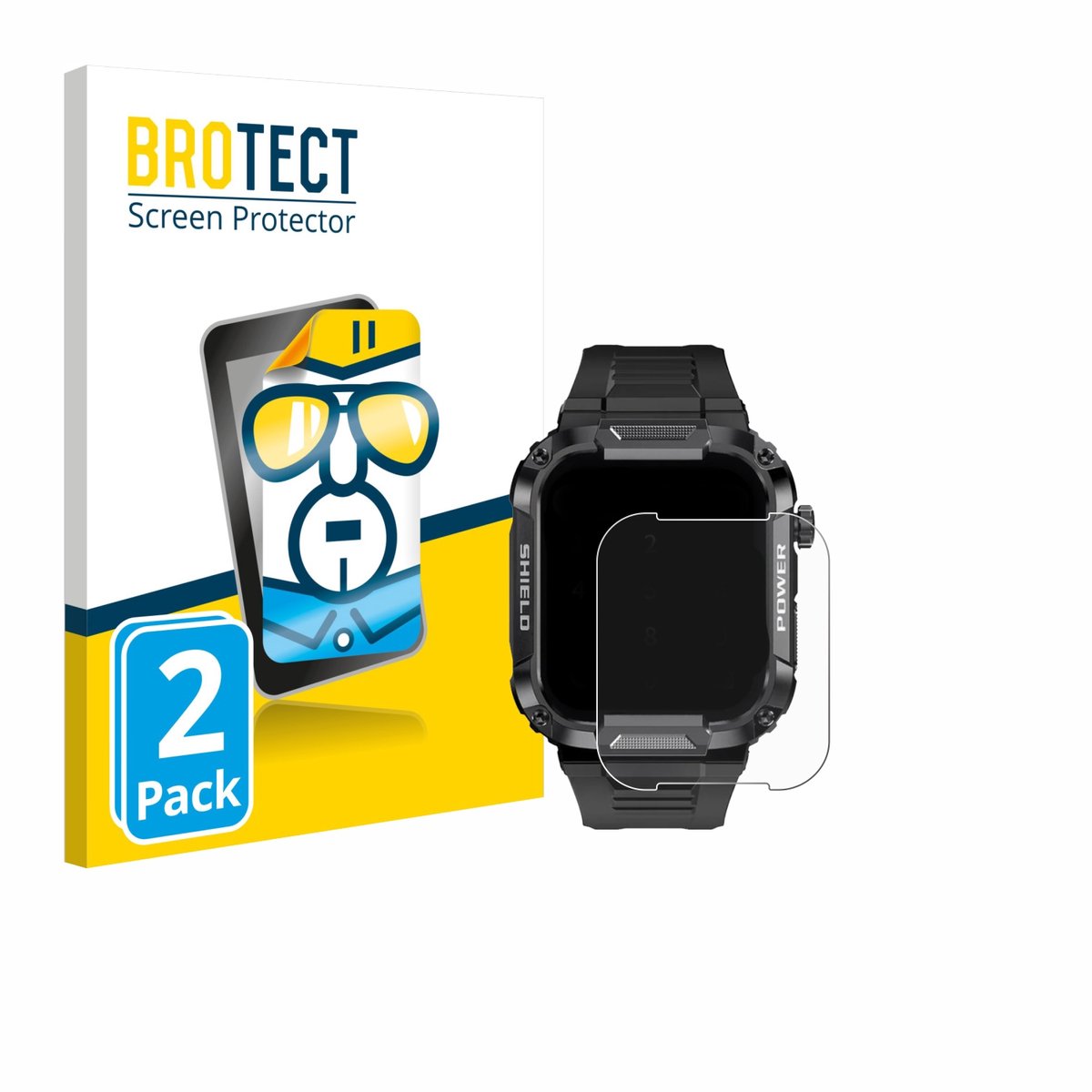 BROTECT - Screenprotector voor Gard Pro Ultra - Folie Beschermfolie transparant 2 Stuks