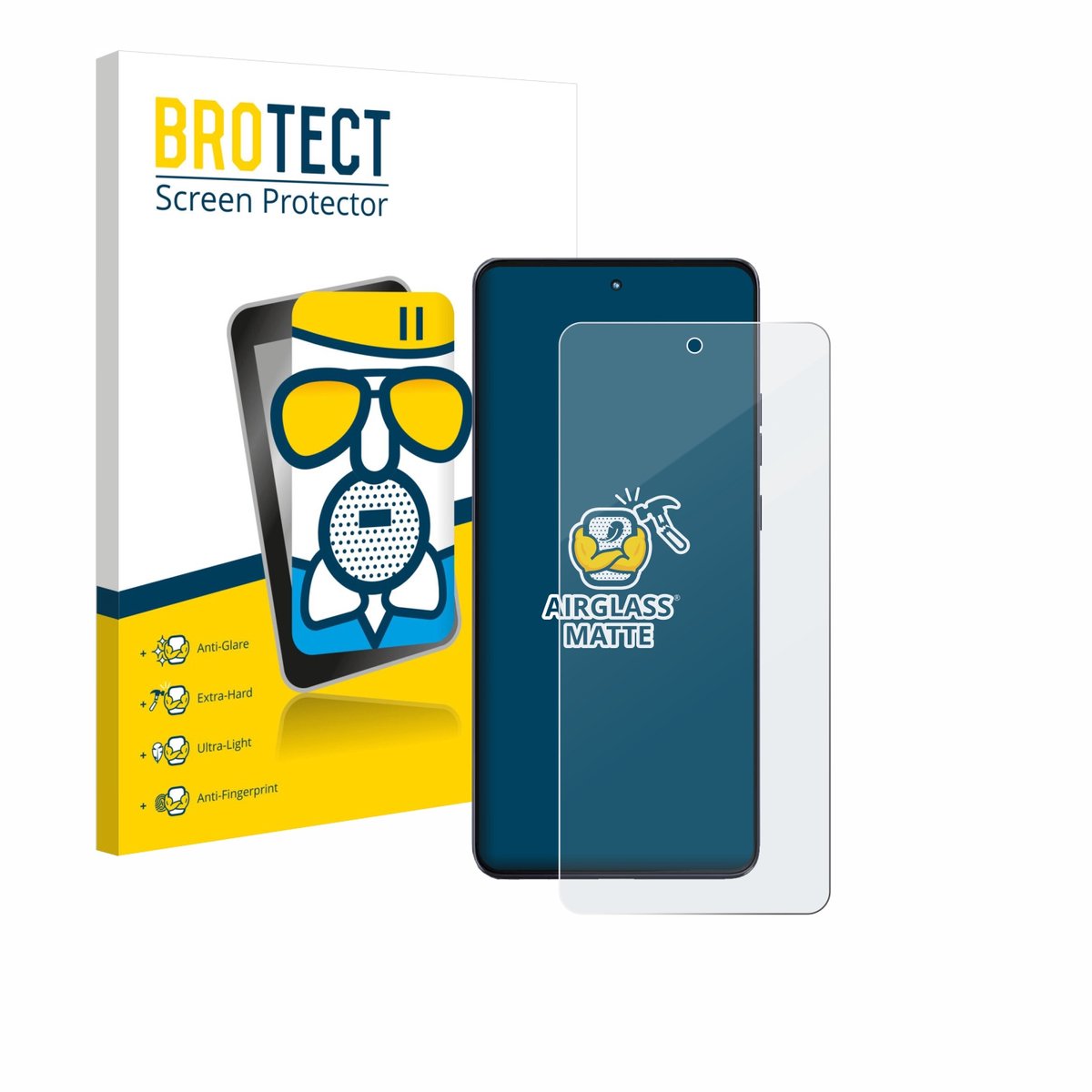BROTECT - Screenprotector voor Motorola Moto G86 - Folie Beschermfolie Beschermglas matte