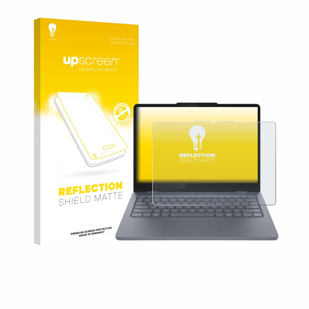 upscreen - Screenprotector voor Lenovo 13w 2-in-1 Gen 3 - Folie Beschermfolie anti glare matte