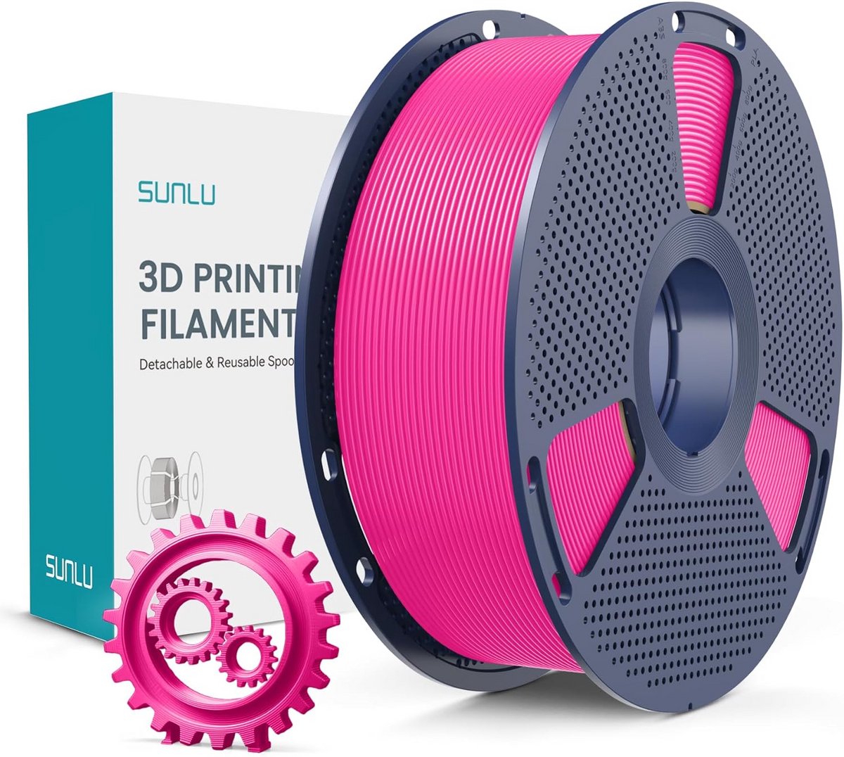 PLA+ 3D Printer Filament 1.75mm Magenta - Hoge Sterkte en Taaiheid