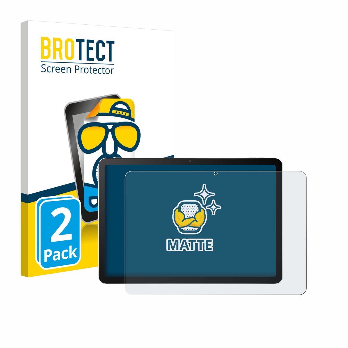 BROTECT - Screenprotector voor Wacom MovinkPad 11 - Folie Beschermfolie matte 2 Stuks